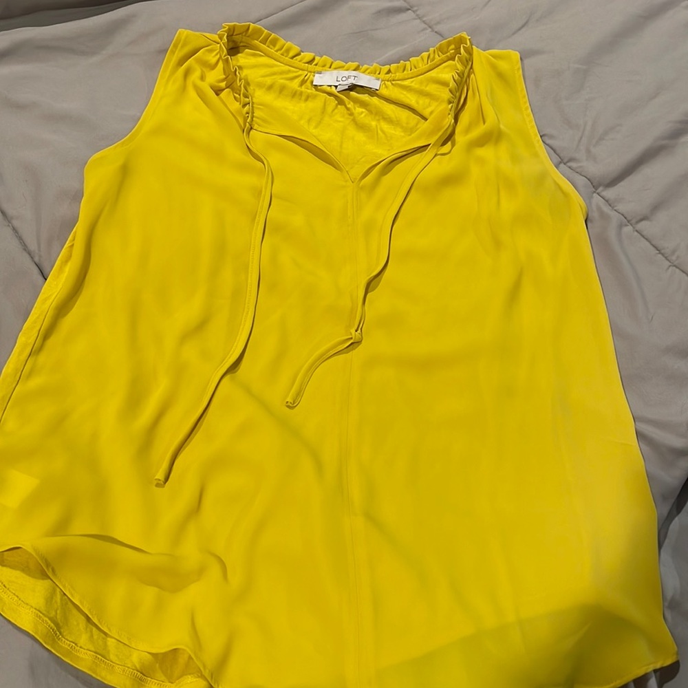 Loft yellow Top